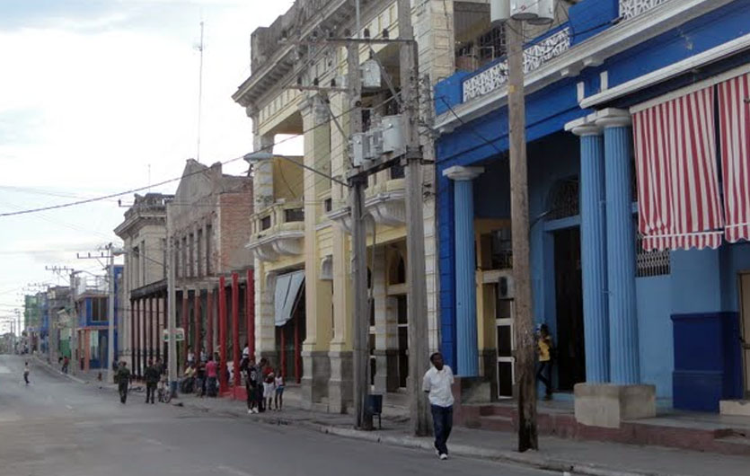Innenstadt von Guantanamo Kuba
