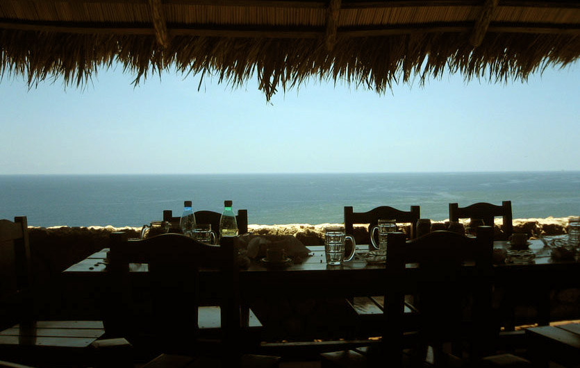 Ausblick auf das Meer bei Santiago de Cuba