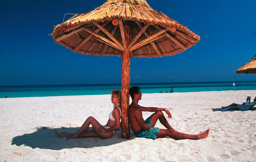Relaxen am Strand von Varadero Kuba