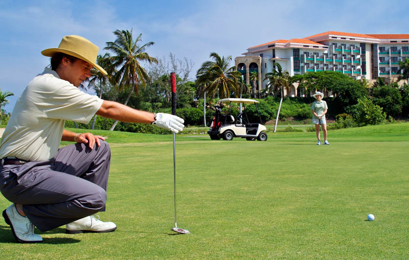 ... wenn man nicht gerade Golf spielt.